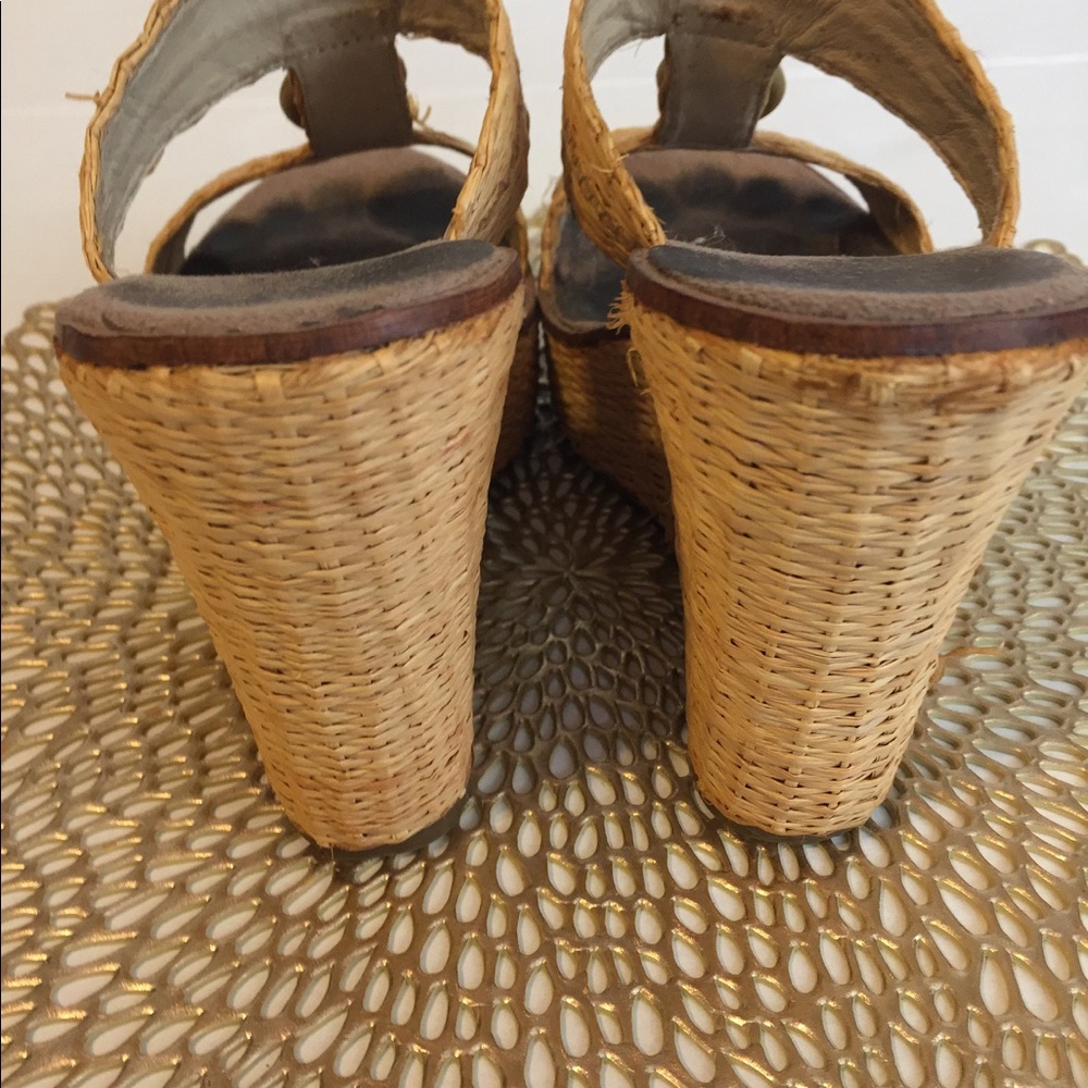 Mia Raffia Summer Wedges (S6) - Picture 3 of 6